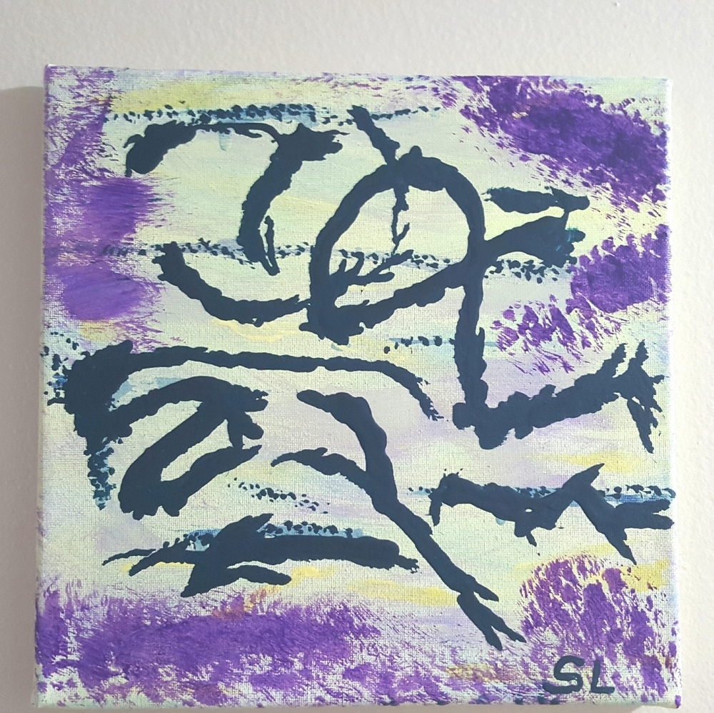 Original Abstract Painting on canvas- Signed by artist
